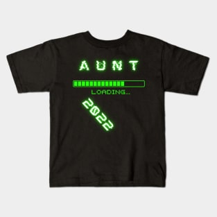 Loading bar Aunt 2022 Kids T-Shirt